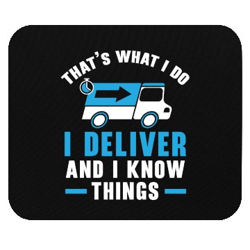 Discover Postal Worker Mail Lady Delivery Mail Escort Mouse Pads