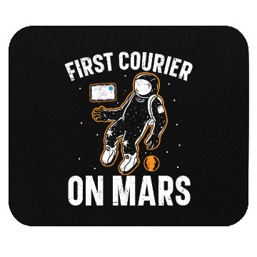 Discover First Courier On Mars Postal Worker Mail Escort Mouse Pads