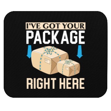 Discover Postal Worker Mail Lady Delivery Mail Escort Mouse Pads