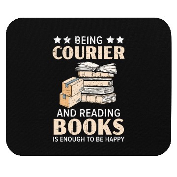 Discover Postal Worker Mail Lady Delivery Book Lover Mouse Pads