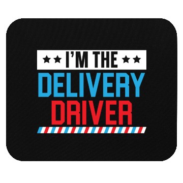 Discover Delivery Driver Courier Shipment Mail Escort Mouse Pads