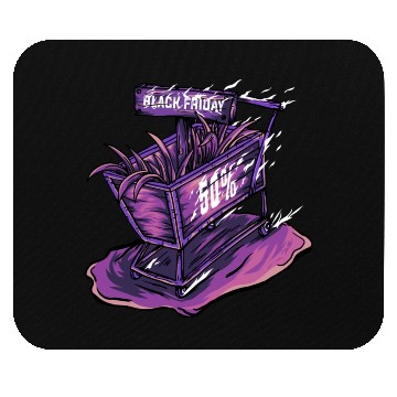 Discover Trolley Black Friday Mouse Pads