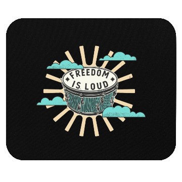 Discover Bongo Drum Freedom Is Loud Music Lover Mouse Pads