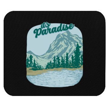Discover Mountain Landscape Paradise Mouse Pads