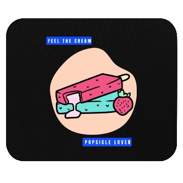 Discover Popsicle Lover For Ice Cream Food Lover Mouse Pads
