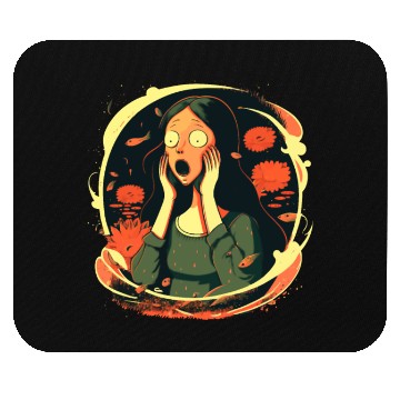 Discover Surreal Scream Lisa Mouse Pads
