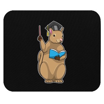 Discover Squirrel As Teacher With Book Mouse Pads