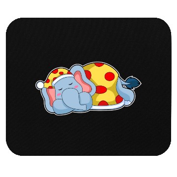 Discover Elephant Sleeping Pyjamas Mouse Pads