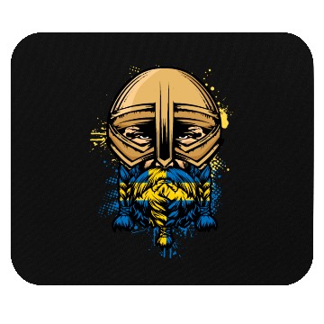Discover Swedish Viking Warrior Gift Sweden Viking Helmet Mouse Pads