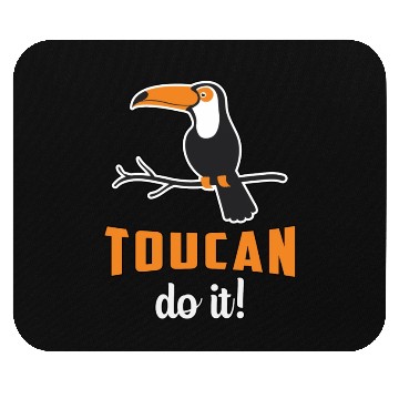 Discover Toucan Do It Bird Watcher Watching Retro Toucans Mouse Pads