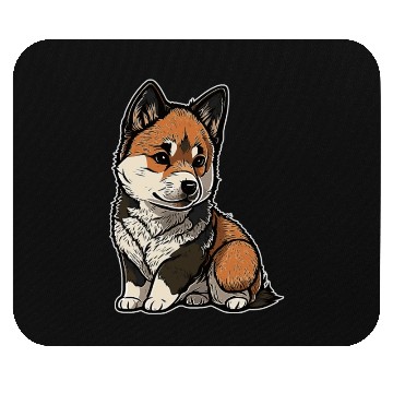 Discover Akita Inu Puppy Mouse Pads