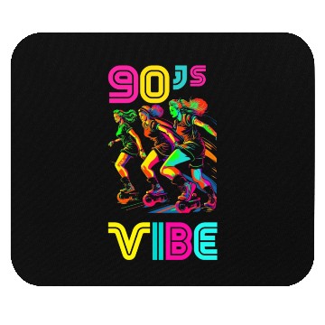 Discover 90s Vibe - I Love The 90s - Retro 90s Neon Mouse Pads