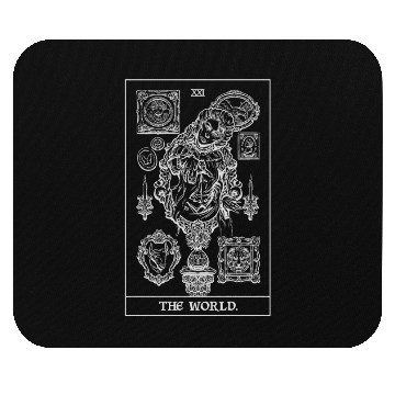 Discover The World Victorian Ghost Tarot Card Mouse Pads