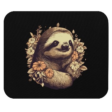 Discover Slothy sloth Mouse Pads