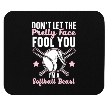 Discover Baseball Girl Baseball Player Baseball Coach Mouse Pads