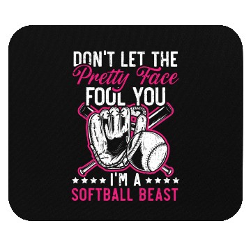 Discover Baseball Girl Baseball Player Baseball Coach Mouse Pads