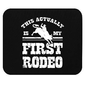 Discover Bull Rider Bull Riding Western Rodeo Cowboy Lover Mouse Pads