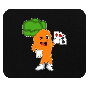 Discover Carrot At Poker With Poker Cards Mouse Pads