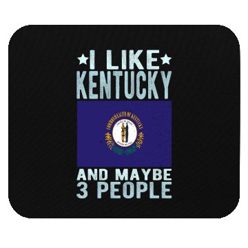 Discover Kentucky Flag US State Mouse Pads
