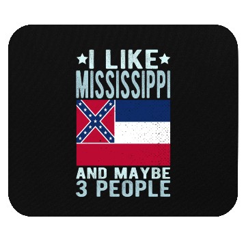 Discover Mississippi Flag US State Mouse Pads