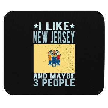 Discover New Jersey Flag US State Mouse Pads