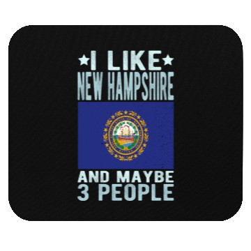 Discover New Hampshire Flag US State Mouse Pads