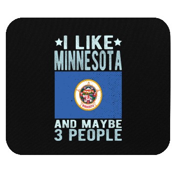 Discover Minnesota Flag US State Mouse Pads