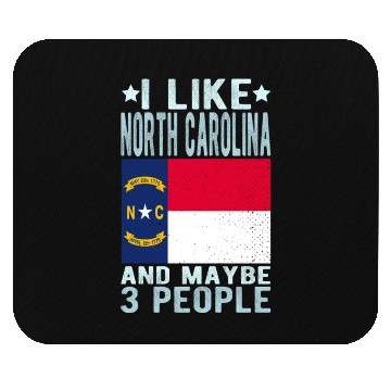 Discover North Carolina Flag US State Mouse Pads
