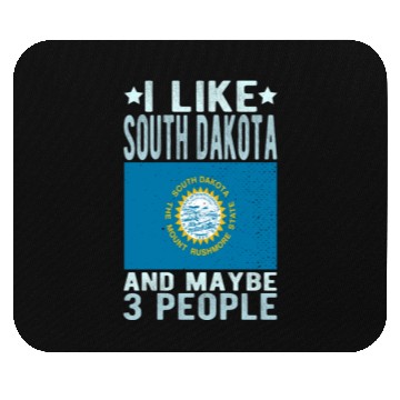 Discover South Dakota Flag US State Mouse Pads