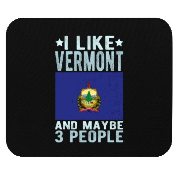 Discover Vermont Flag US State Mouse Pads