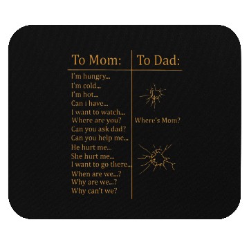 Discover I LOVE YOU MOM Mouse Pads