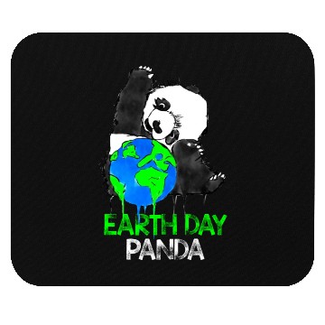 Discover Earth Day Panda Mouse Pads