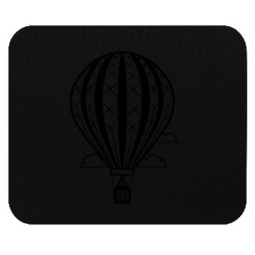 Discover Geometric Hot Air Balloon Cloud Ship Mouse Pads