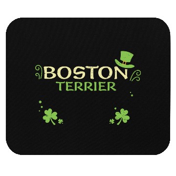 Discover Boston Terrier - St. Patrick's Day Mouse Pads