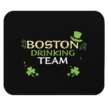 Discover Boston Drinking Team Mouse Pads