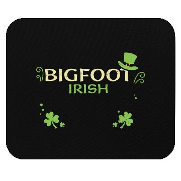 Discover Bigfoot Irish - St. Patrick's Day Mouse Pads