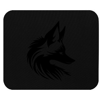 Discover Cute Cute Fox Tattoo Portrait Style Mouse Pads