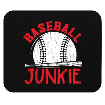 Discover Baseball Junkie Baseball Player Baseball Coach Mouse Pads