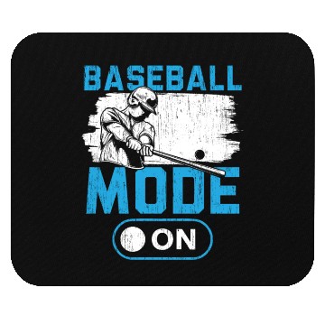 Discover Baseball Mode On Baseball Player Baseball Coach Mouse Pads