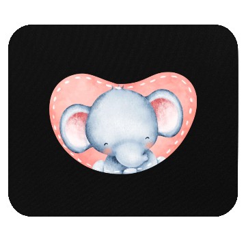 Discover Baby Elephant Mouse Pads