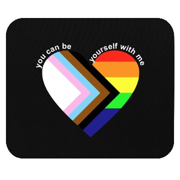 Discover You Can Be Yourself With Me Mouse Pads