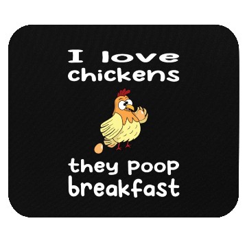 Discover I love chickens - chicken eggs breakfast Mouse Pads