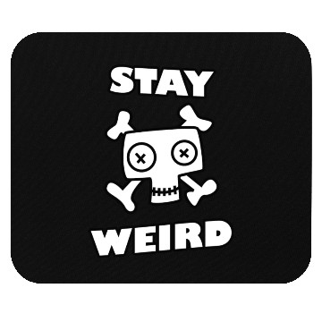 Discover Stay Weird Mouse Pads