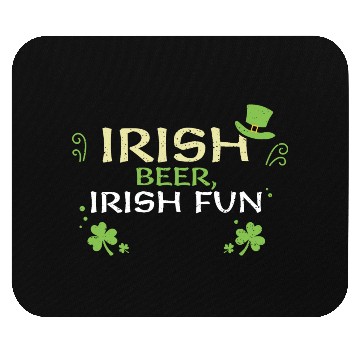Discover Irish beer, Irish fun Mouse Pads