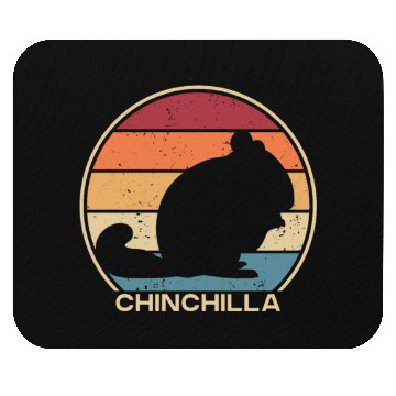 Discover Retro Short-Tailed Long-Tailed Chinchillidae Mouse Pads