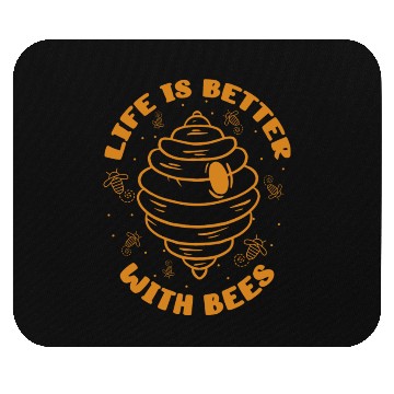 Discover Beekeeper Bees Insects Flowers Bee Lover Plants Mouse Pads