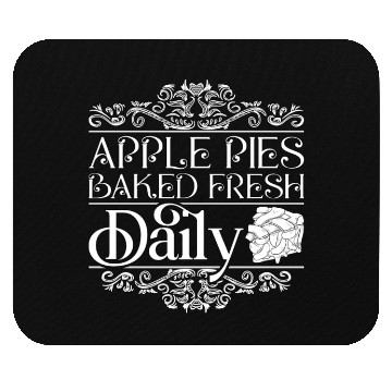 Discover Apple Pies Baked Fresh Daily Apple Fruit Baking Mouse Pads