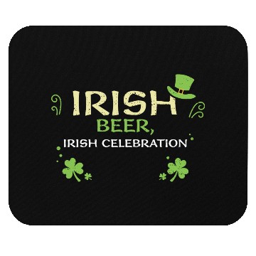 Discover Irish beer, Irish celebration Mouse Pads