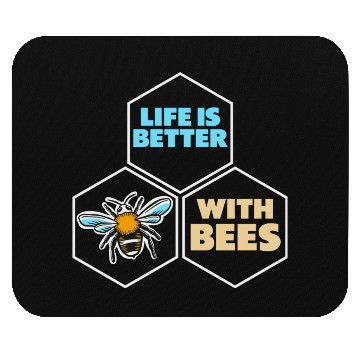 Discover Beekeeper Bees Insects Flowers Bee Lover Plants Mouse Pads