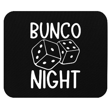 Discover Bunco Night Mouse Pads